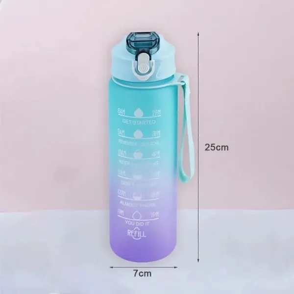 Sport leak proof water bottle Pink - Image 3
