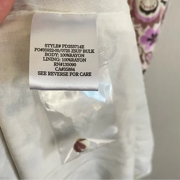 Z Supply x Evereve Floral‎ Shirt Maxi Dress NWT Size Large - Image 9