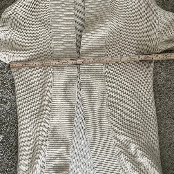 ROXY Near Future Knit Fringe Cardigan Open Front Long Sleeve Size Medium - Image 5
