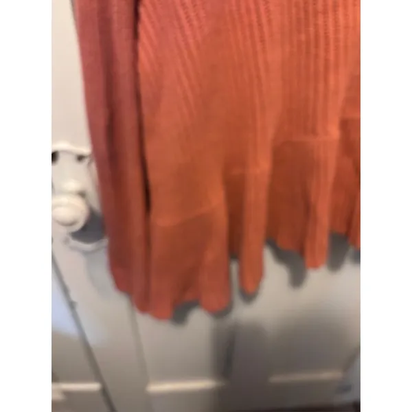 Free People Oversized Layer Cake Sweater L Dusty Rose coastal grandmother - Image 7