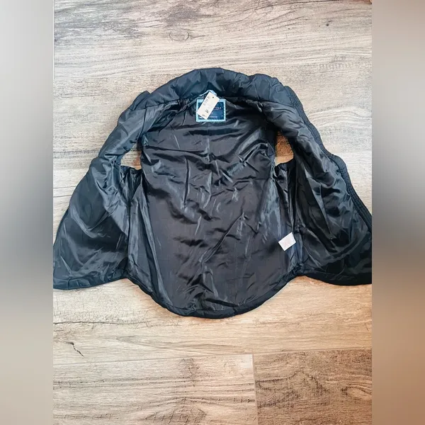 Aeropostale Women's Down Zip-Up Vest Black Size Extra Small XS NWT #160 - Image 8
