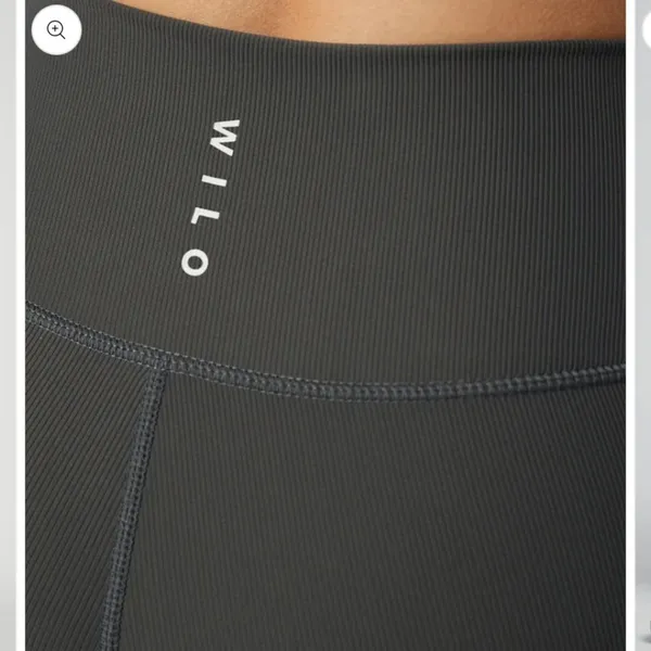Wilo The Label Base Ribbed Legging Charcoal Gray Size Small Pockets Workout NWOT - Image 11