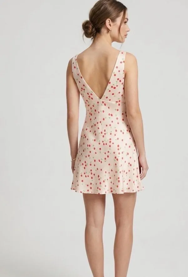 Zara cherry mini dress - Image 2