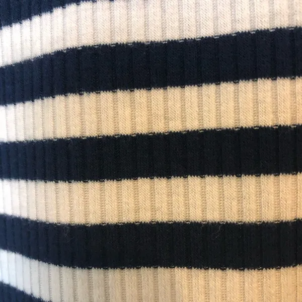 Torrid Blue/White Striped Tank scooped neck sleeveless size 1 flowy top - Image 2