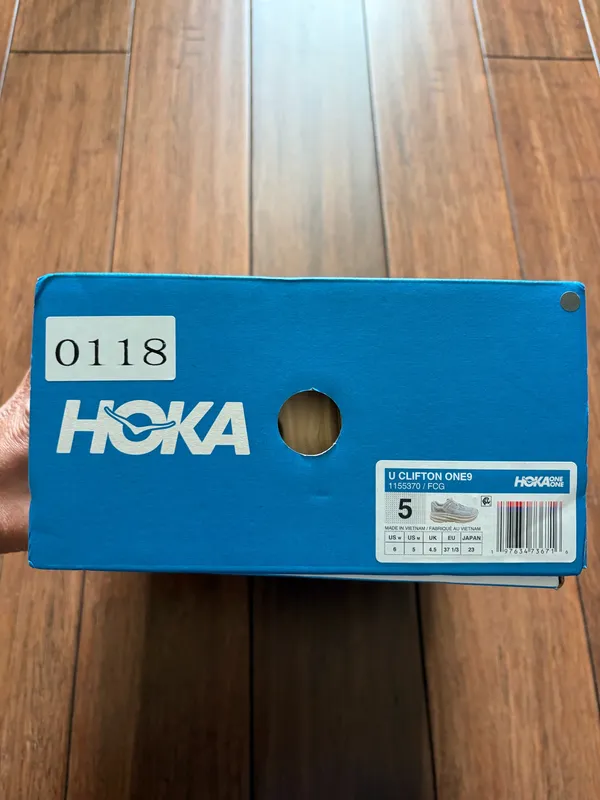 Hoka Clifton One9 Running Shoes - Frost/Cosmic Grey | Women’s Size 6 - Image 10