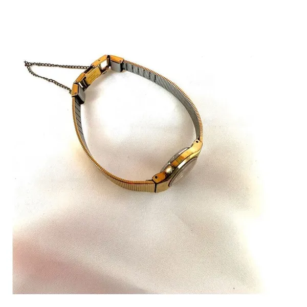 Pulsar gold tone stainless steel vintage watch - Image 10