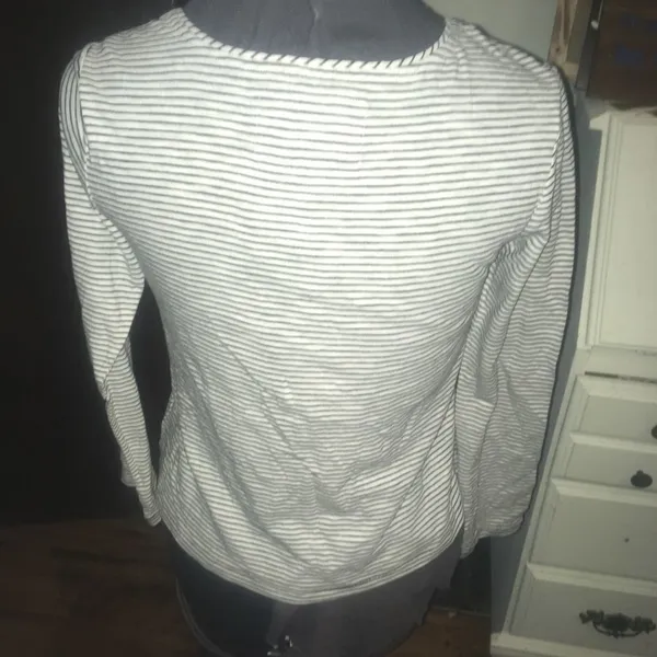 Anthropologie Maeve S Kenley Parisian striped top - Image 3