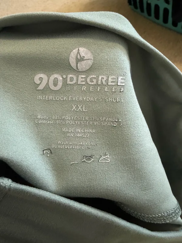90 Degrees by Reflex Biker Shorts Green Light - Image 3