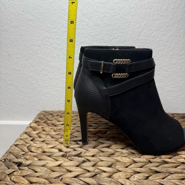 White House Black Market Evelyn Bootie Suede - Image 6