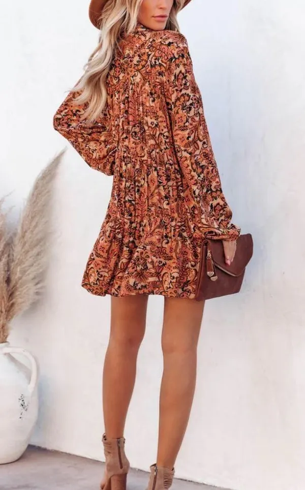 VICI | Mind Over Matter Paisley Button Down Dress - Image 6
