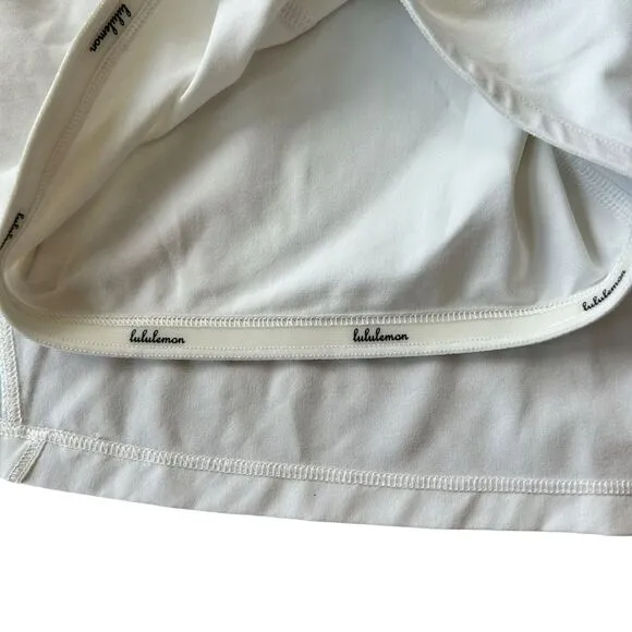 Lululemon Women’s 10 Circuit Breaker Skirt‎ Skort White Athletic Tennis Golf - Image 13