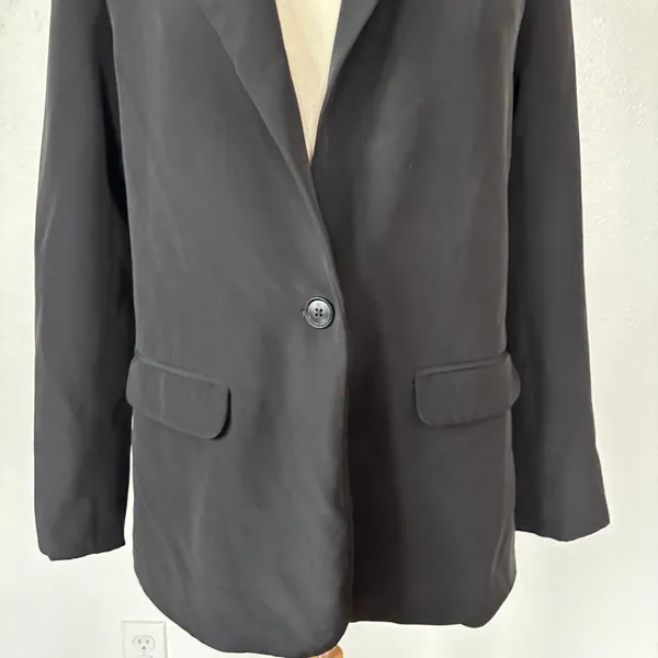 Vince Camuto Classic Solid Black Blazer - Image 6
