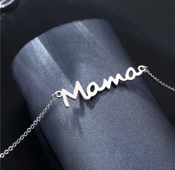 Mama Necklace Silver - Image 4