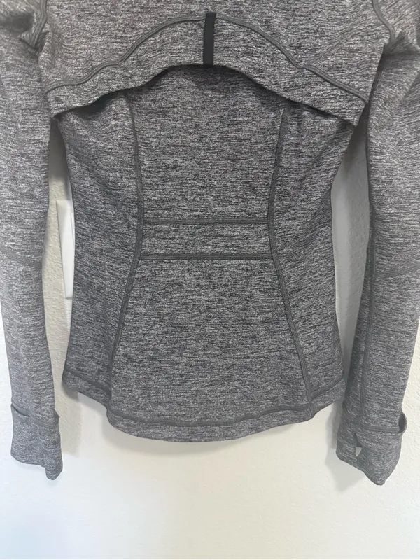 Lululemon Define Jacket Heathered Black Luon Size 4 - Image 11