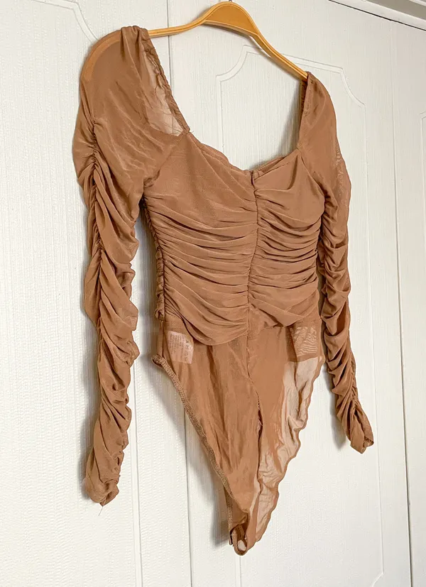 Princess Polly Delany Bodysuit Beige - Image 6
