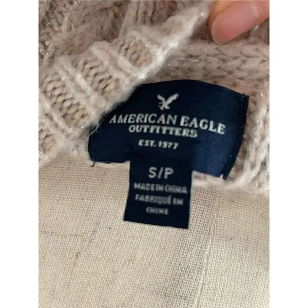 American eagle size small sparkly sweater - Image 3