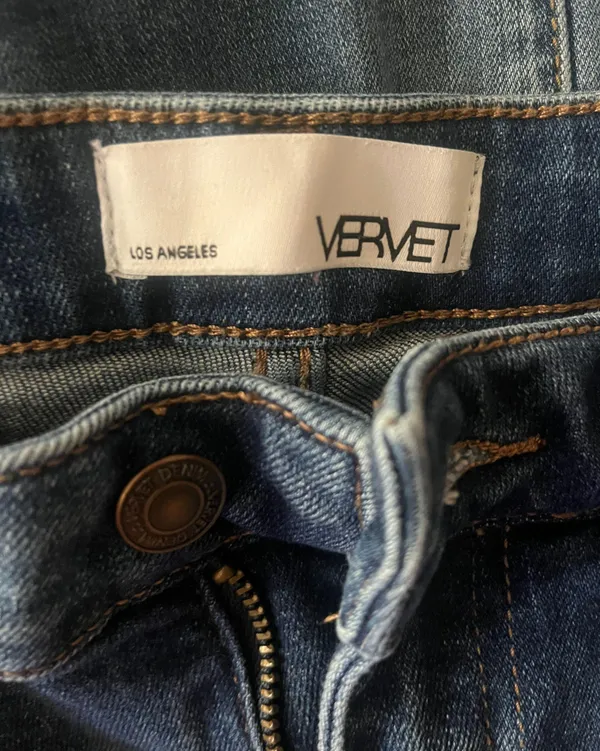Straight Leg Jeans Blue Size 28 - Image 5