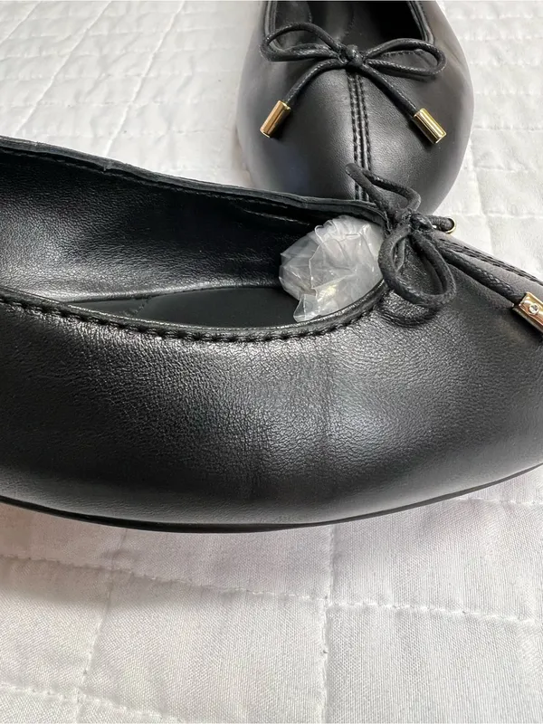 Madewell The Hester Flat in True Black Size 8 - Image 12