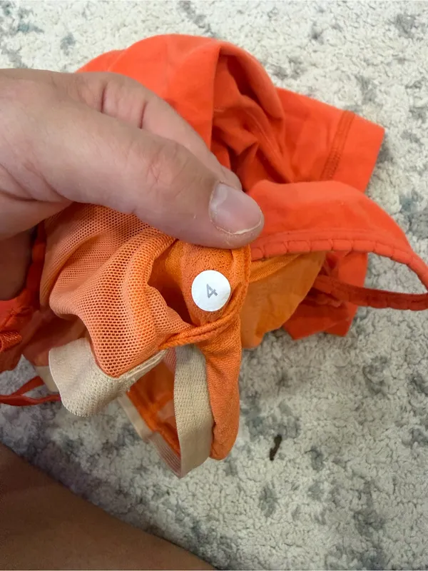 Lululemon Open Your Heart Tank Dazzling Orange Y2K Vintage Size 4 - Image 6