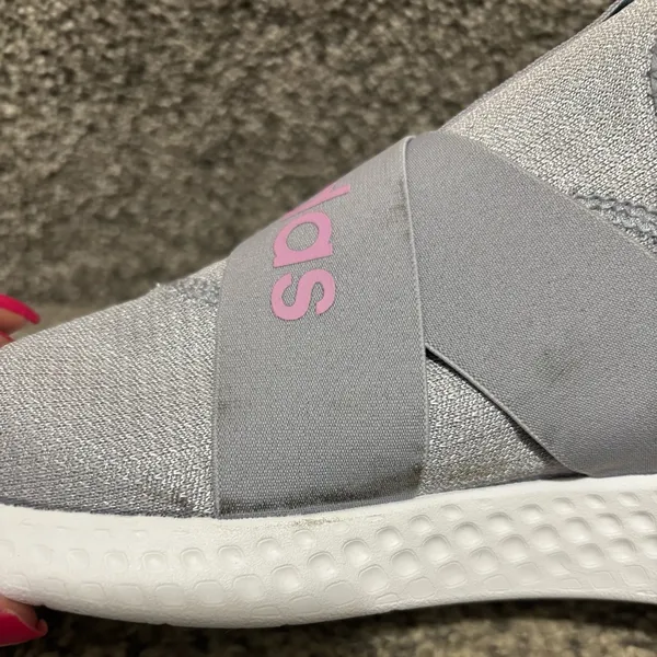 NWT adidas Puremotion Adapt Women’s Slip-On Tennis Shoes Gray Pink Size 12 - Image 11