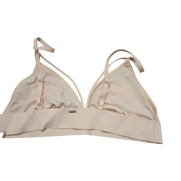 Pink by Victoria's Secret Mesh Floral Bralette Size: L - Image 3