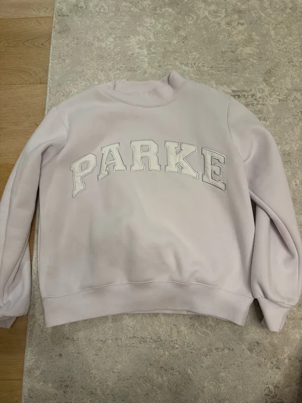 Parke Varsity Mockneck - Lilac + White  - Image 2