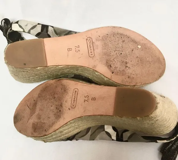 COACH Maritza wedge espadrille rope platform peeptoe sandal - Image 4