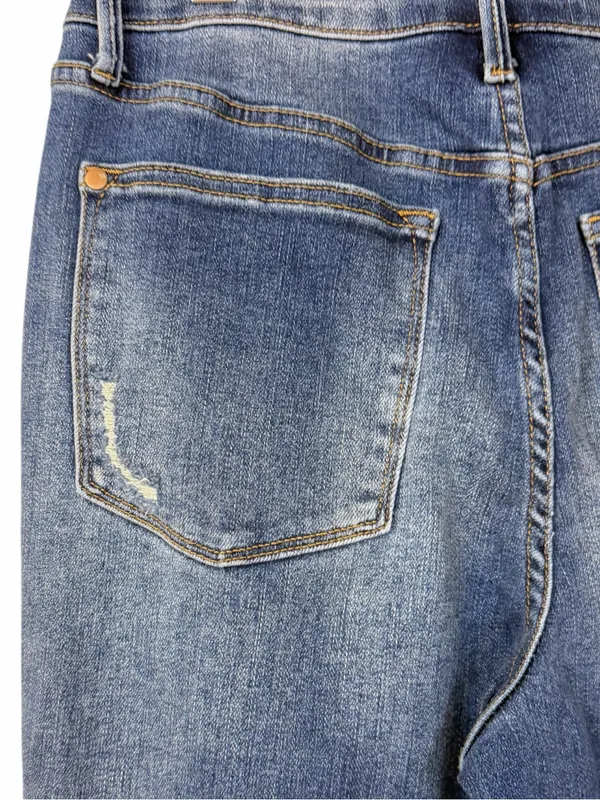 Judy Blue Slim Fit Women’s Jeans Size 30 Stretch Distressed Medium Wash Denim - Image 8