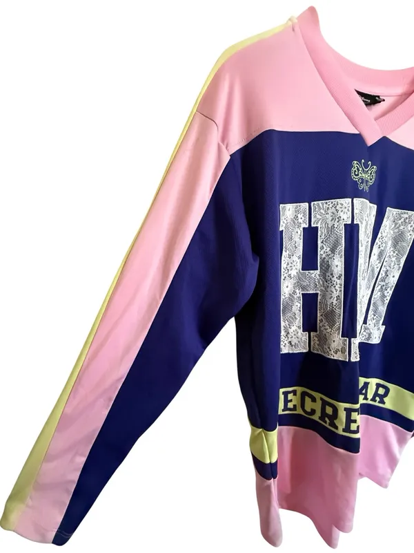Disney Hannah Montana Secret Star Jersey Long Sleeve Top Women’s Size Small - Image 2