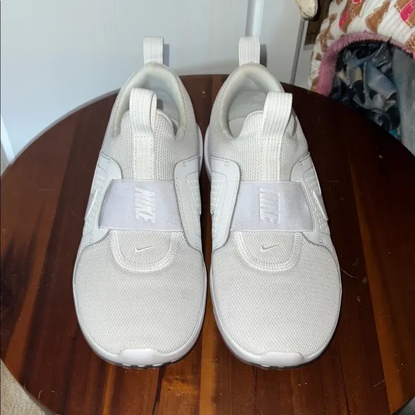 Nike White Slip-On Sneakers - Image 2
