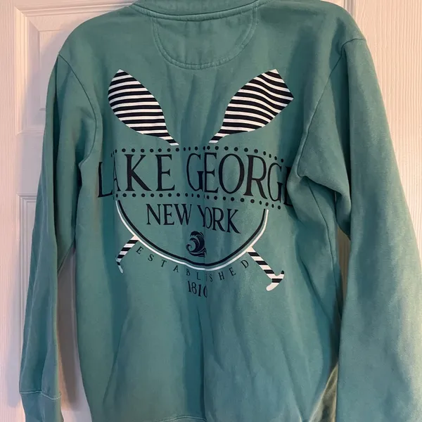 Lake George teal sweatshirt Blue - Image 3