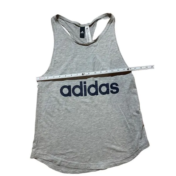 adidas women’s gray Racerback tank‎ sz M - Image 4