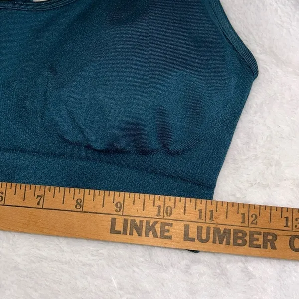 Gymshark, winter teal sports‎ sweat seamless sports size small - Image 5