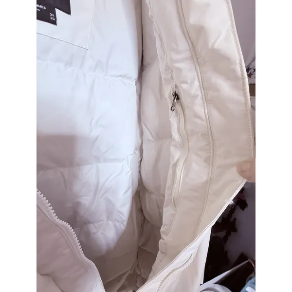The North Face Arctic Parka Women's Plus Size 2X Down Winter Jacket Cream New - Image 15