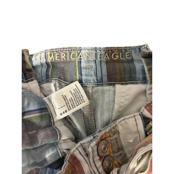 American Eagle Womens Size 2 High-Rise Paper Bag Mom Jean Shorts - Image 4