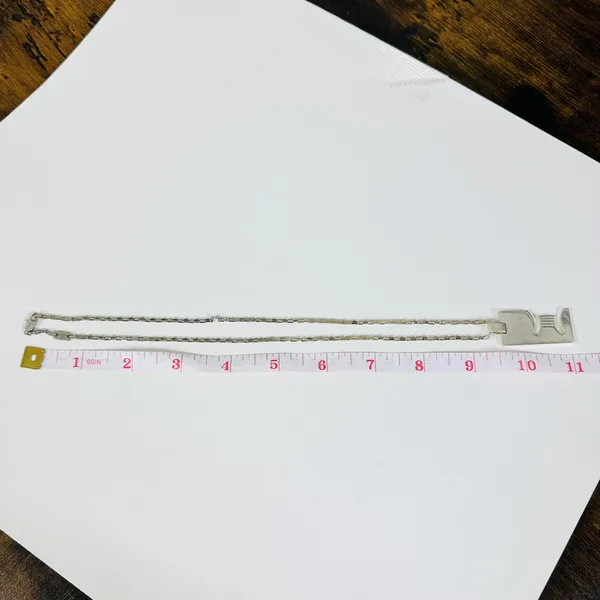 Gucci Gemini 925 Sterling Silver Zodiac Pendant Chain Necklace Made In Italy - Image 9