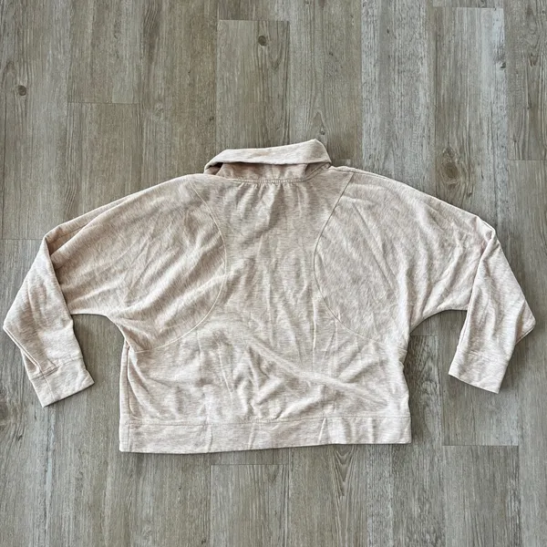 Womens Avia Cream/Tan Turtleneck Sweatshirt - XXL/2X - Image 4