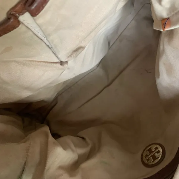 Tory Burch nylon and leather tote - Image 4