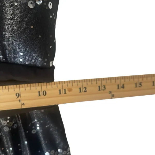 Rockin Town Y2k 2000s Size Small Sequin Whymsical‎ Feather Mini Going Out Dress - Image 8