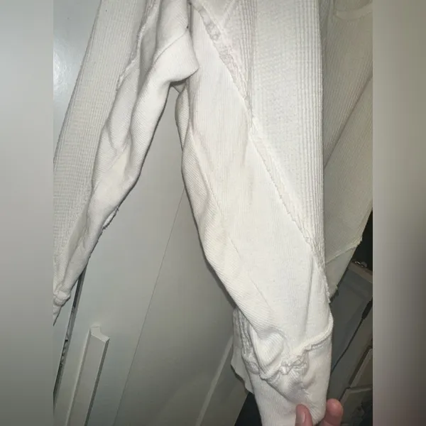 NWOT Free People Santa Clara Thermal In White - Image 9