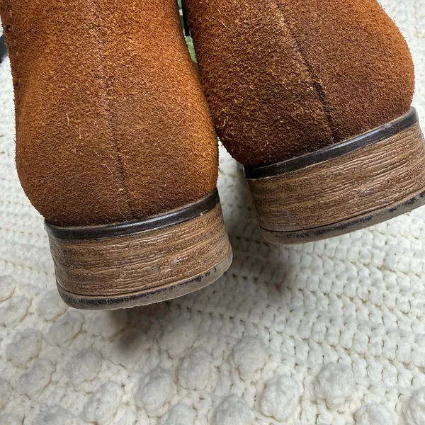 EARTH Women's 9 Buxton Suede Leather Ankle Boot Shoe Cognac Brown - Image 10