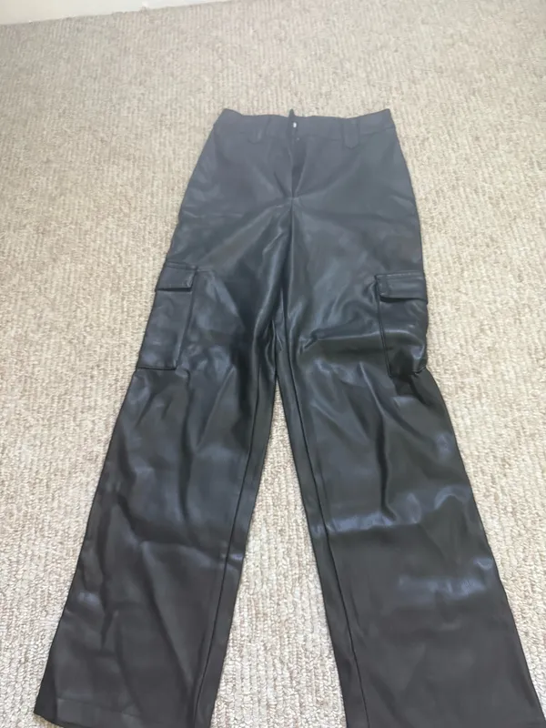 Leather ZARA Pants Black - Image 2