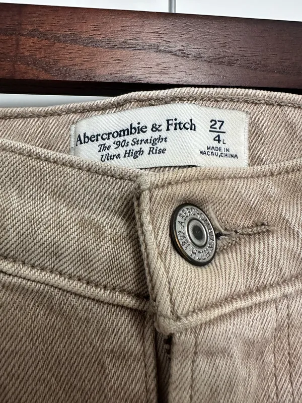 Abercrombie 90s High-Rise Straight Curve Love - Image 2