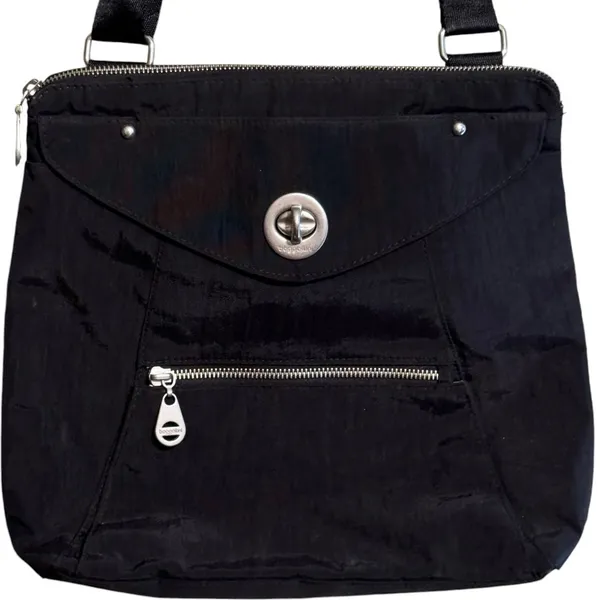 Baggallini Black Nylon Shoulder Bag‎ - Image 2