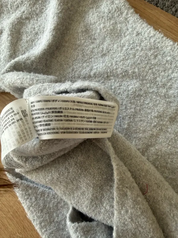 abercrombie boucle off the shoulder sweater - Image 5
