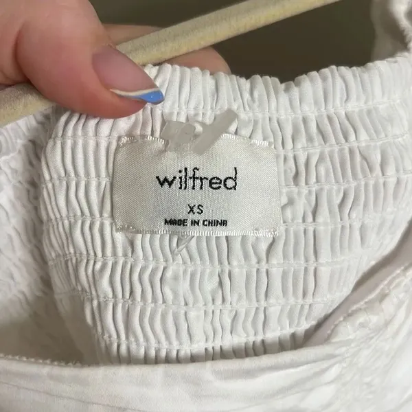 ✨Aritzia Wilfred Amuse Poplin Mini White Sz XS Dress✨ - Image 10