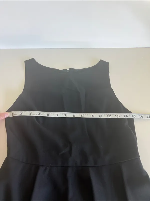 Alice + Olivia Women's Black Sleeveless‎ Peplum Dress - Image 12