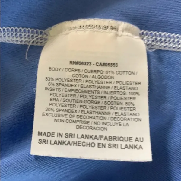 Nike Blue  Dri-Fit Tank Top - Image 4