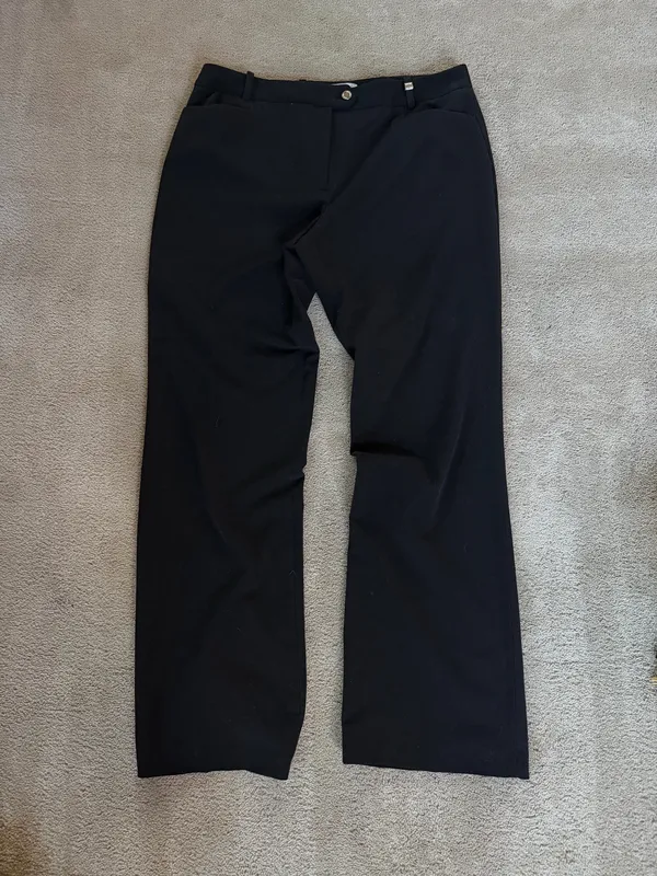 Calvin Klein Black Dress Pants Size 10 - Image 2