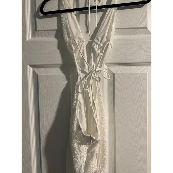 Peppermayo Not for the Faint of Heart White Lace Mini Dress Size 2 - Image 7